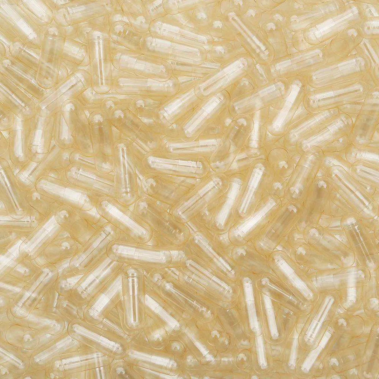 100x Empty Vegetable Capsules - Unfilled Size 0 Vege Vegan Clear Caps