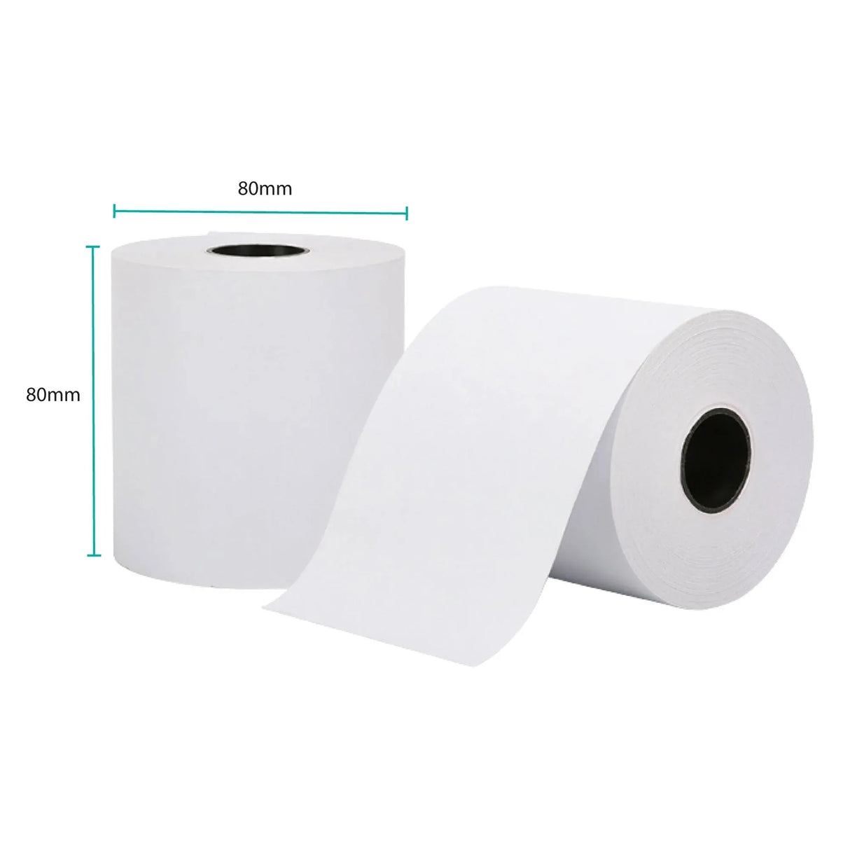 10x Thermal Paper Rolls 80x80mm - 47.5m Register EFTPOS POS Receipt Bulk