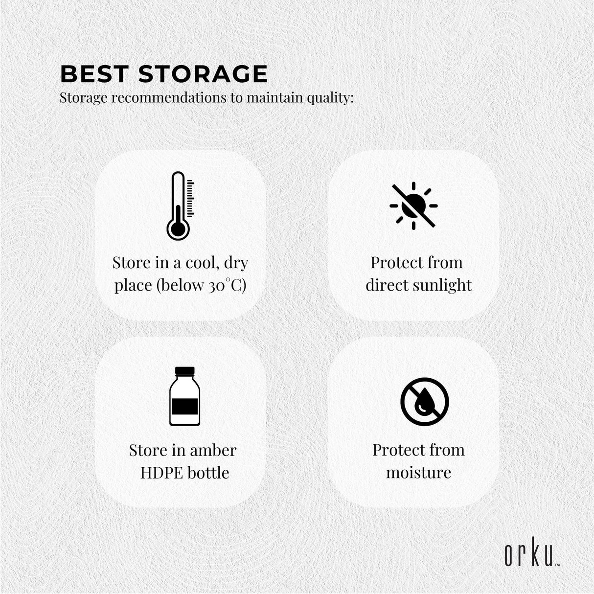 Orku 5L Organic Castor Oil - Hexane Free Cold Pressed
