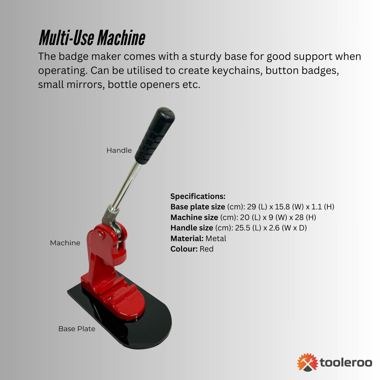 Button Badge Making Set 58mm - Maker + Mould + Badges