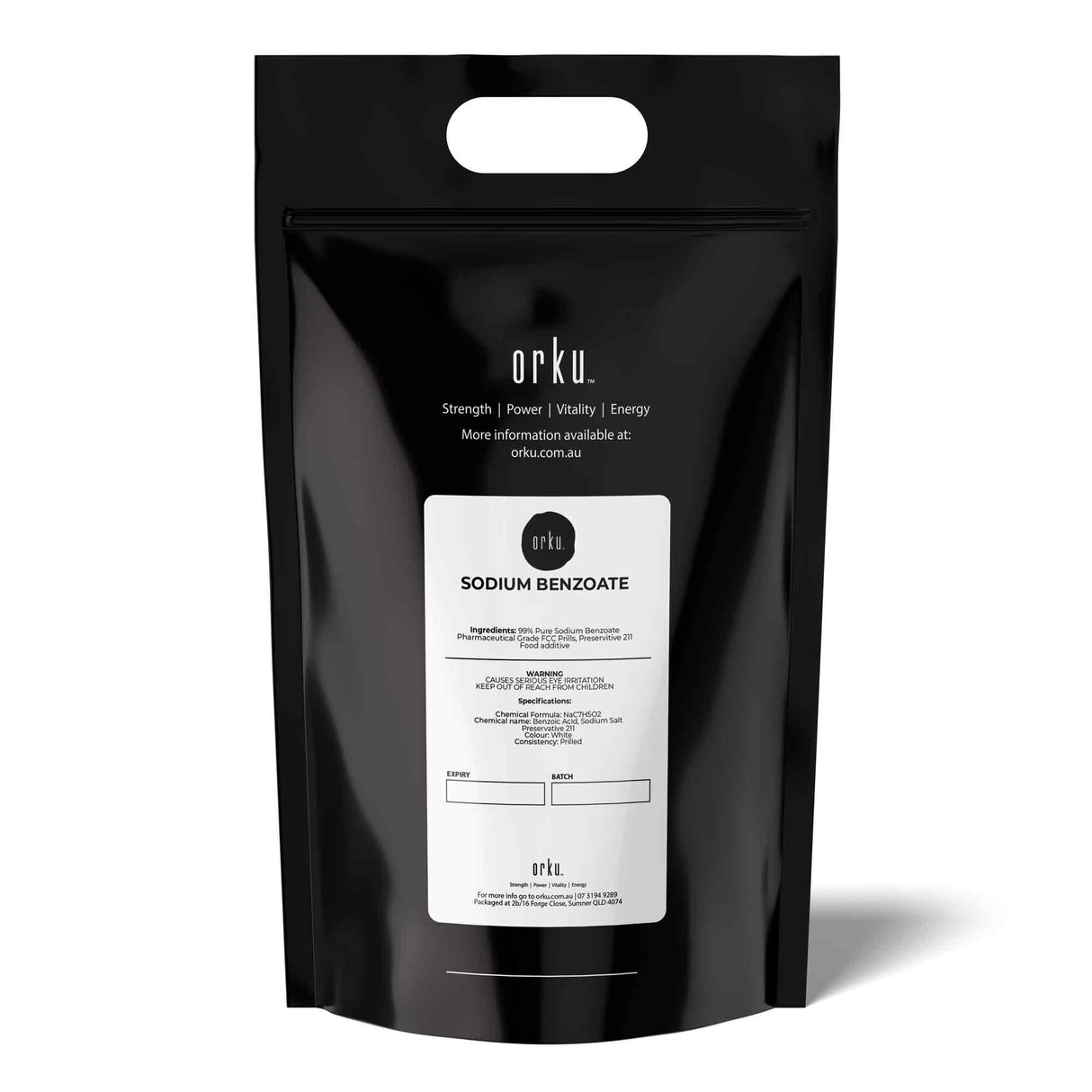 10Kg Orku Sodium Benzoate USP/FCC Grade Prills E211 Preservative CAS 532-32-1
