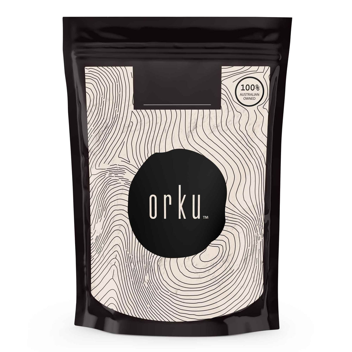 Orku 2Kg WPI Whey Protein Isolate Powder - Unflavoured Native Bag