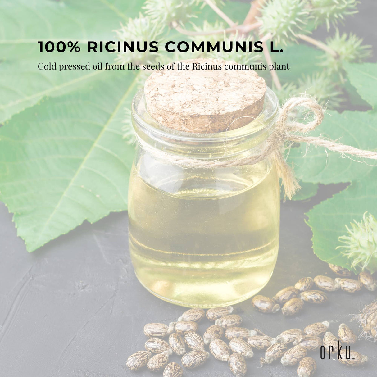 5L Castor Oil - Hexane Free Cold Pressed