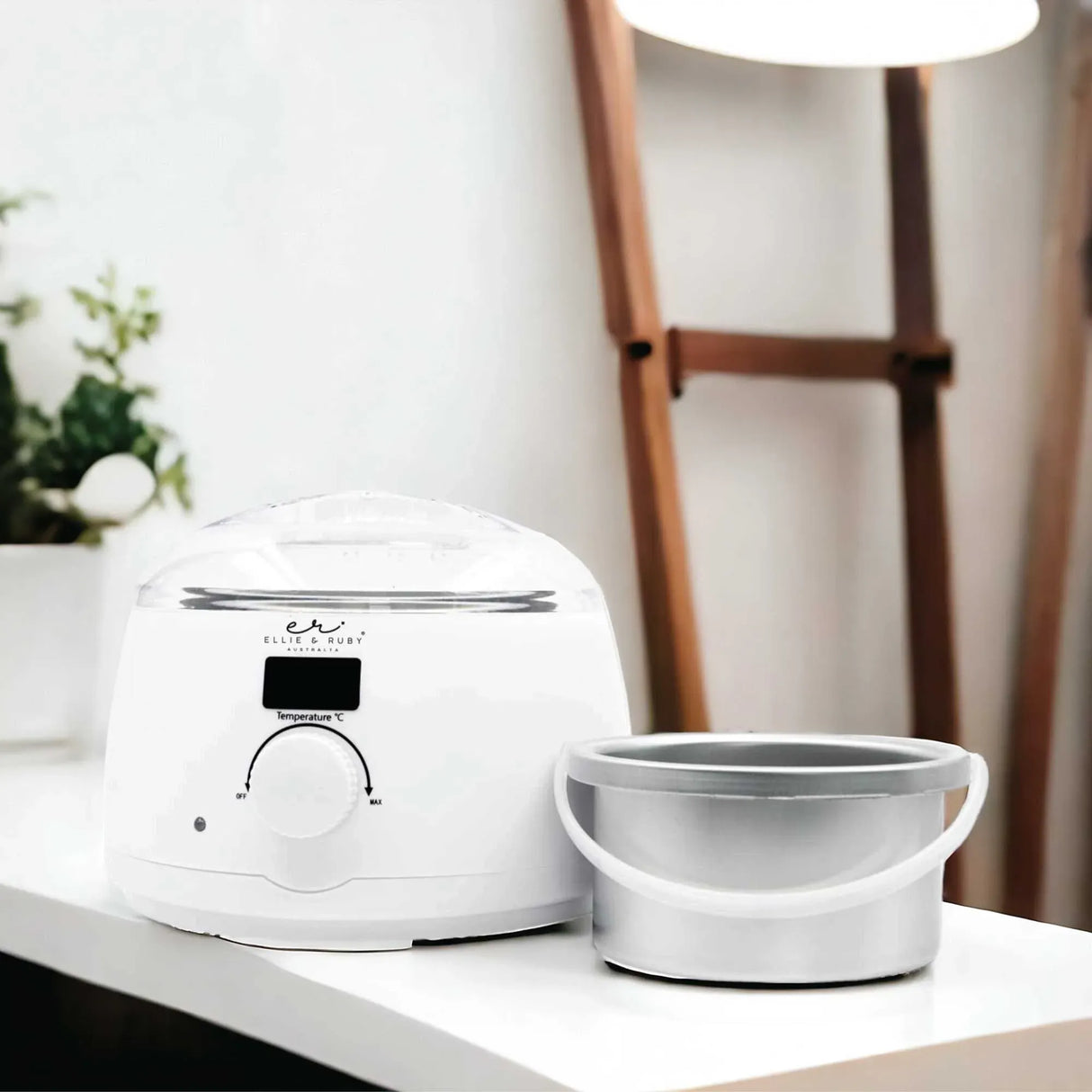 Digital 500ml Wax Warmer - Professional Hair Removal Heater in Sleek White