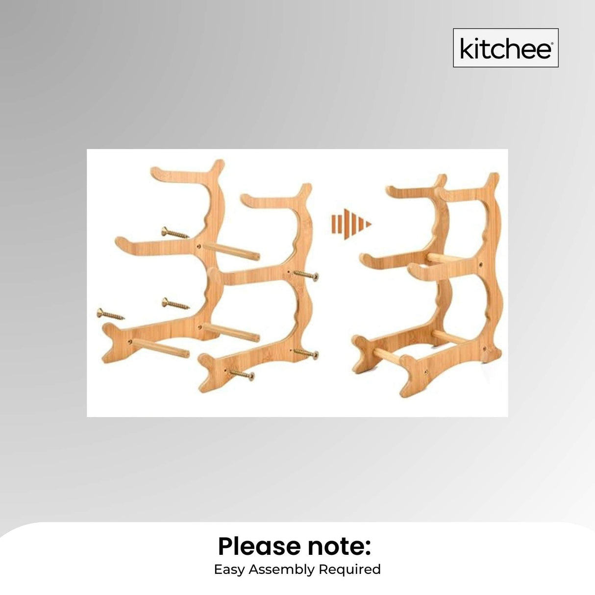 Elegant 3-Tier Porcelain Serving Stand with Bamboo Base for Fruits and Vegetables