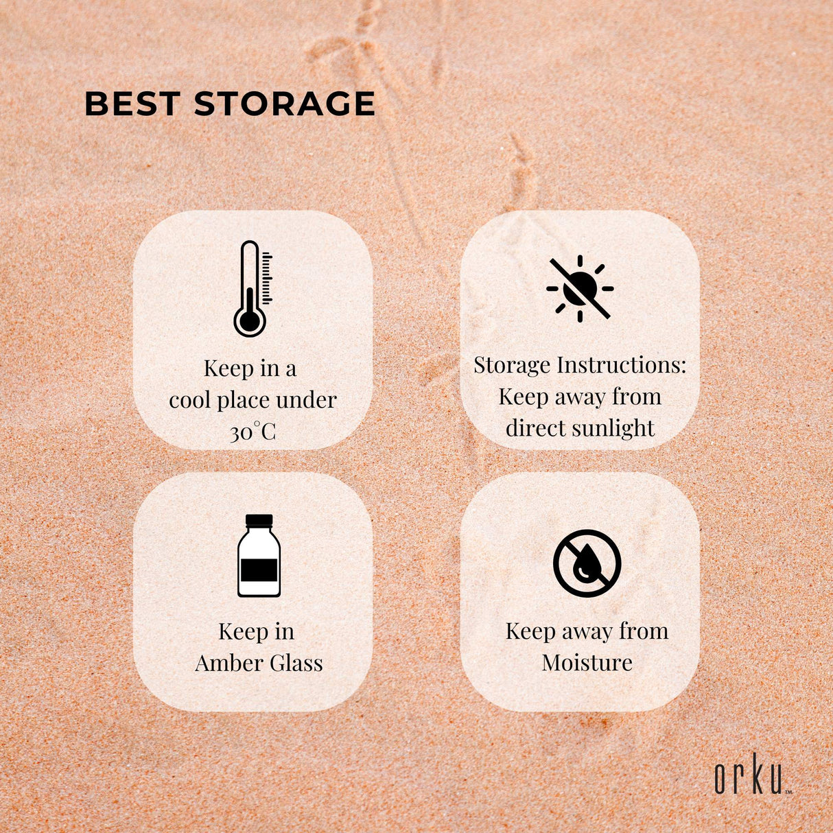 Orku 100ml Premium Pure Emu Oil - Undiluted Natural Extract from Australia