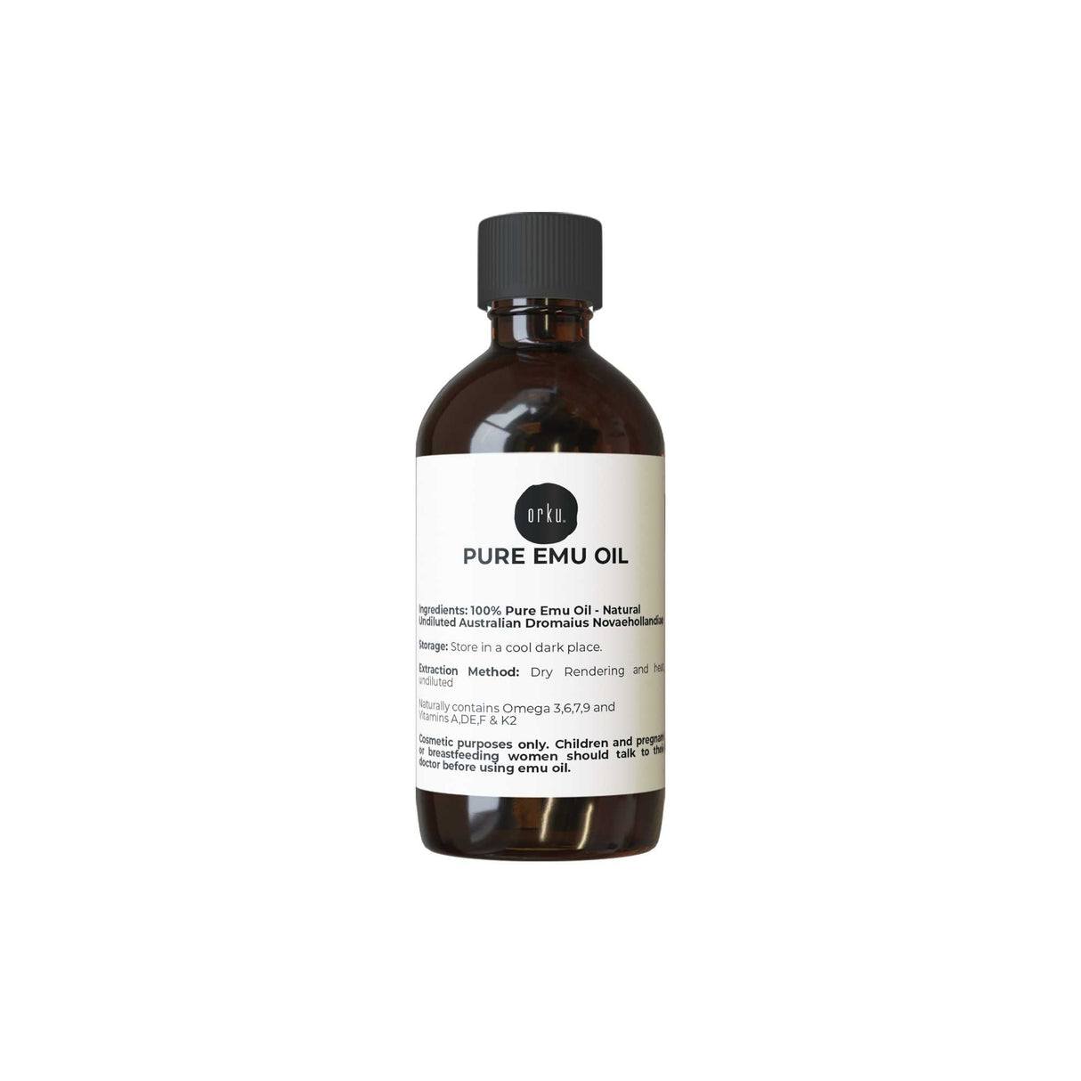 Orku 250ml Premium Emu Oil - Natural Australian Essential Fatty Acids