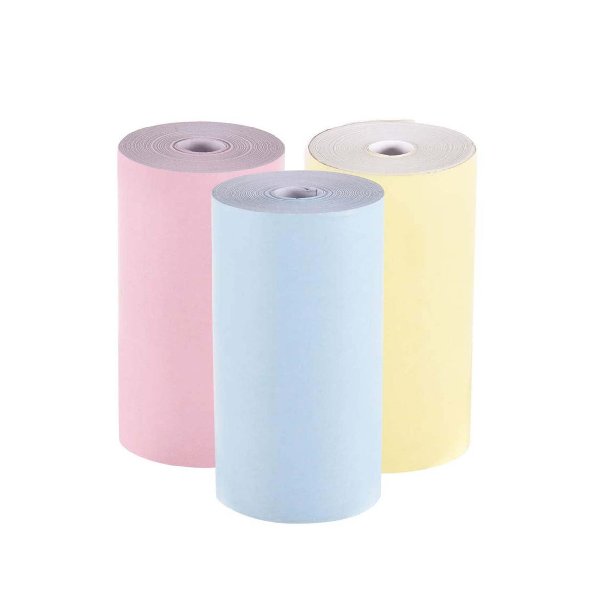Colorful Thermal Printer Paper Rolls - Instant Print Refill Pack (3 Rolls)