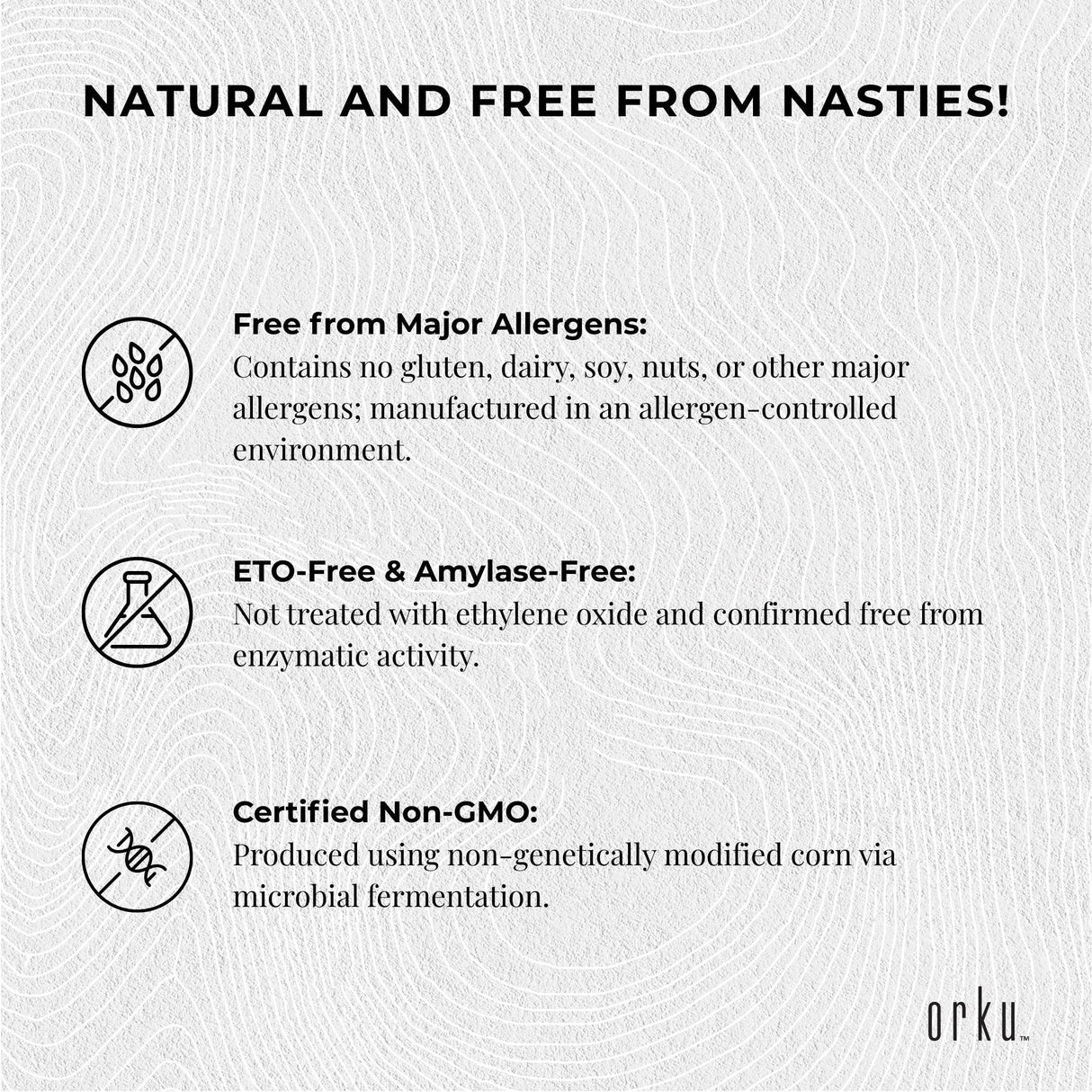 Orku 3Kg Xanthan Gum Thickener Pure Powder 200 Mesh FCC E415 Food Additive TUB