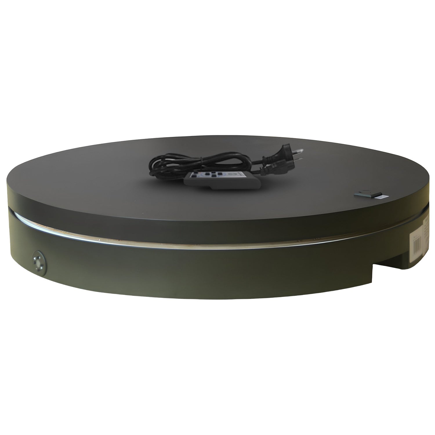 Christabelle 80cm 200kg Commercial Electric Display Turntable Power Outlet Black