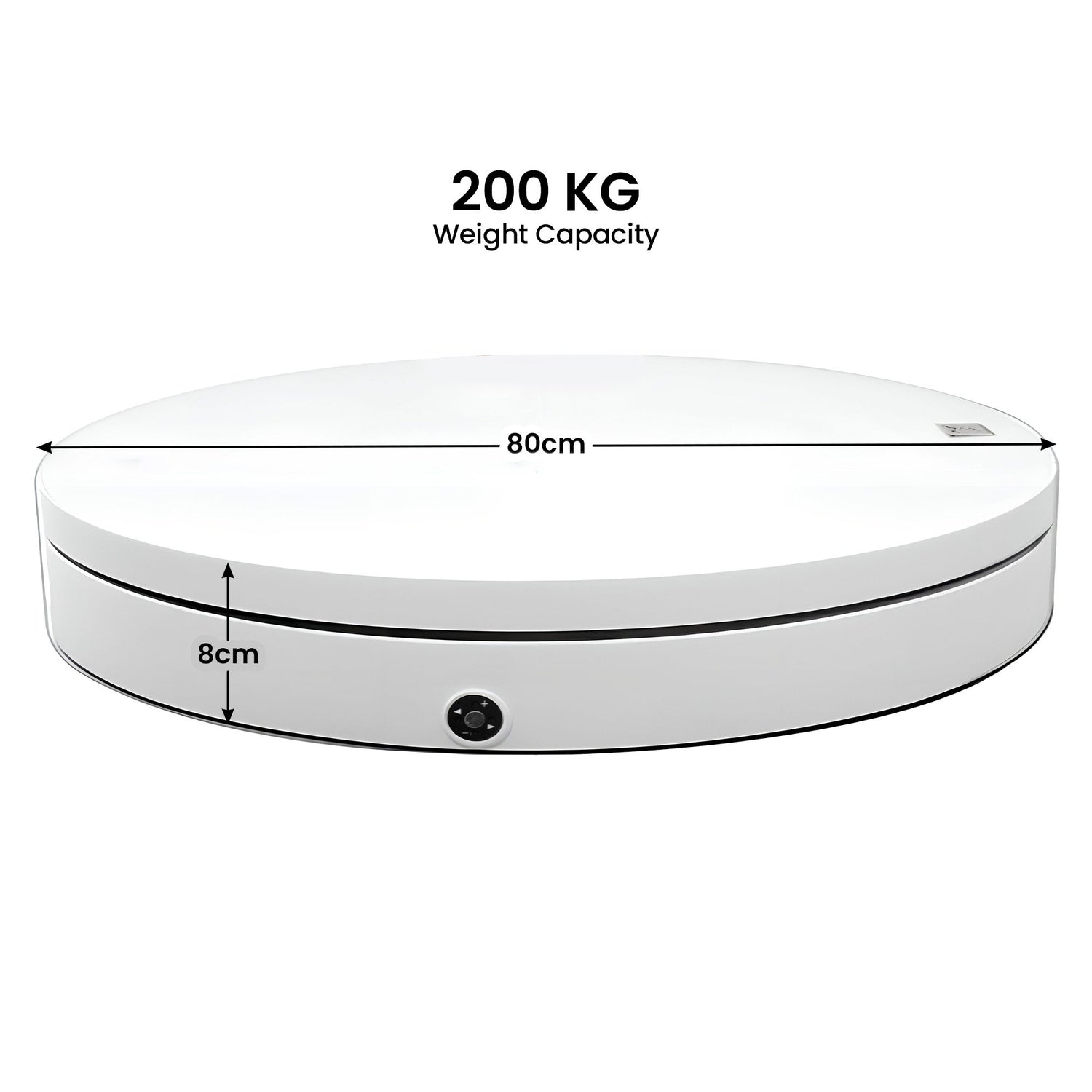 Christabelle 80cm 200kg Commercial Electric Display Turntable Motorised White