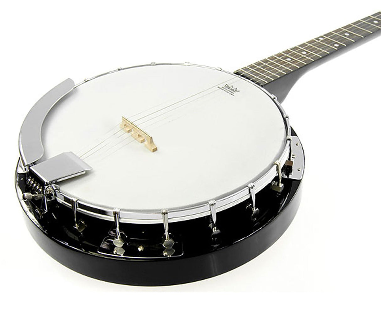 Karrera 5-String Resonator Banjo - Black