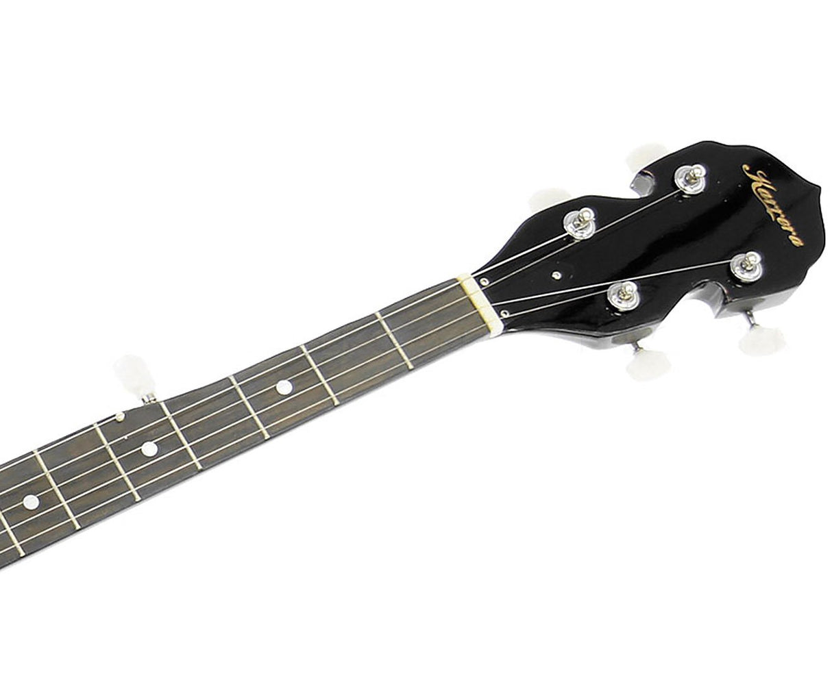 Karrera 5-String Resonator Banjo - Black