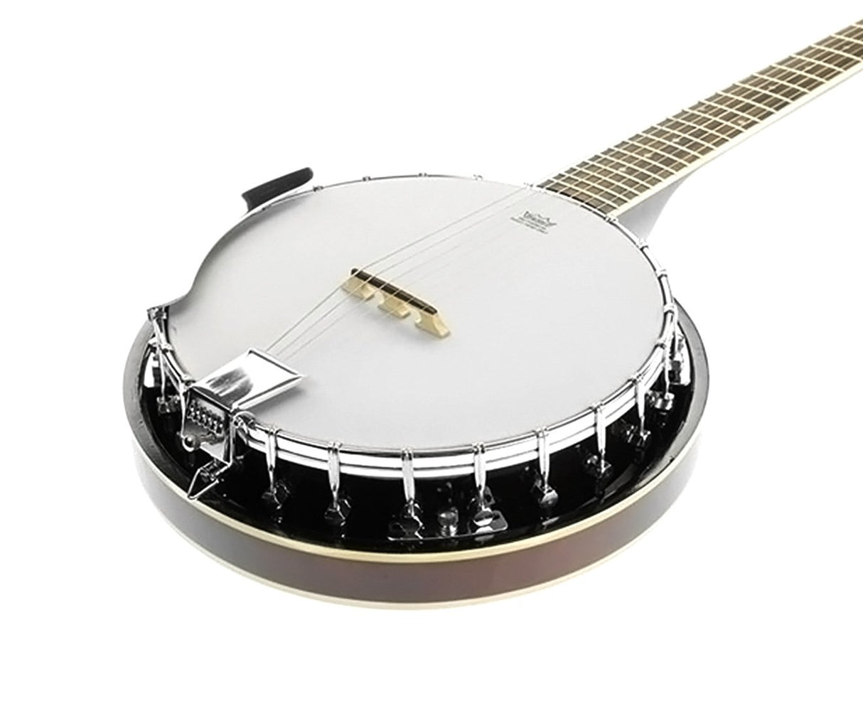 Karrera 6-String Resonator Banjo - Brown
