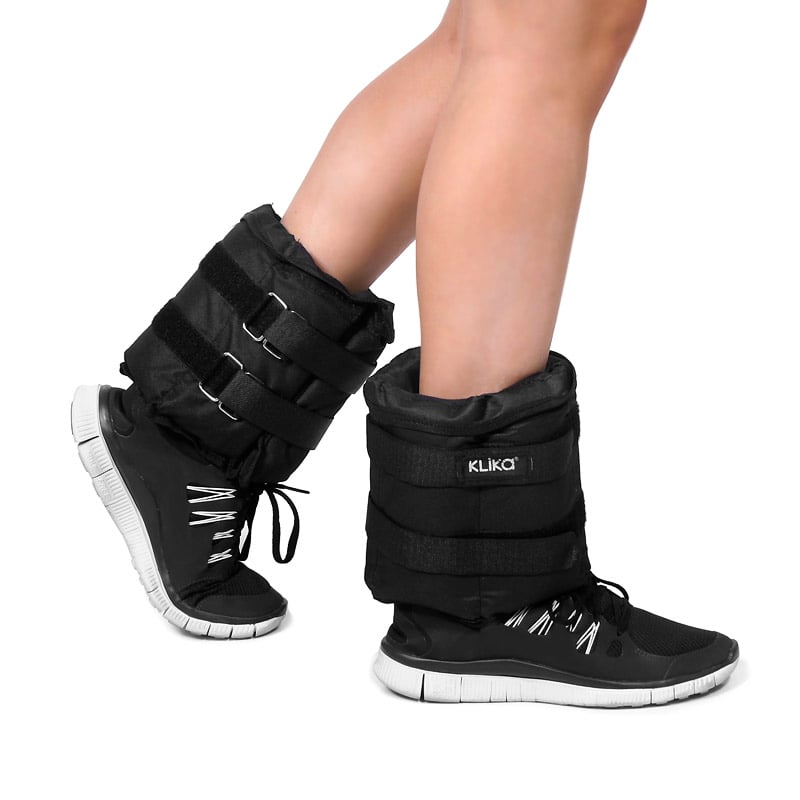 Adjustable 5kg Heavy-Duty Ankle Weights - Set of 2 for Enhanced Muscle Toning