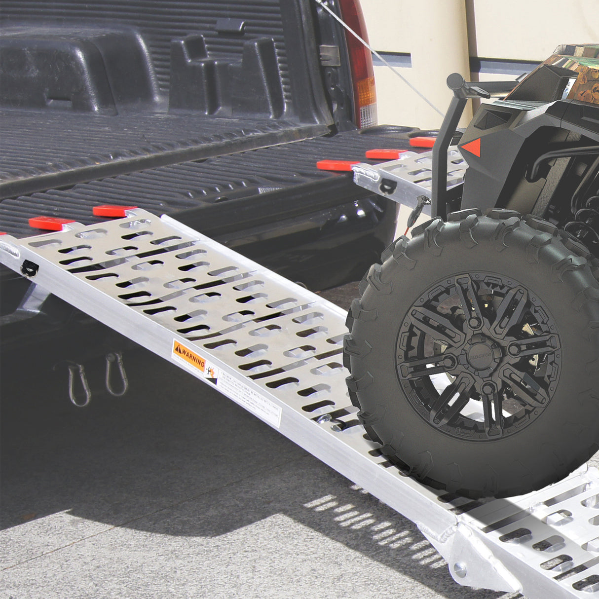Kartrite Rigg Aluminium ATV Loading Ramp Foldable - Silver