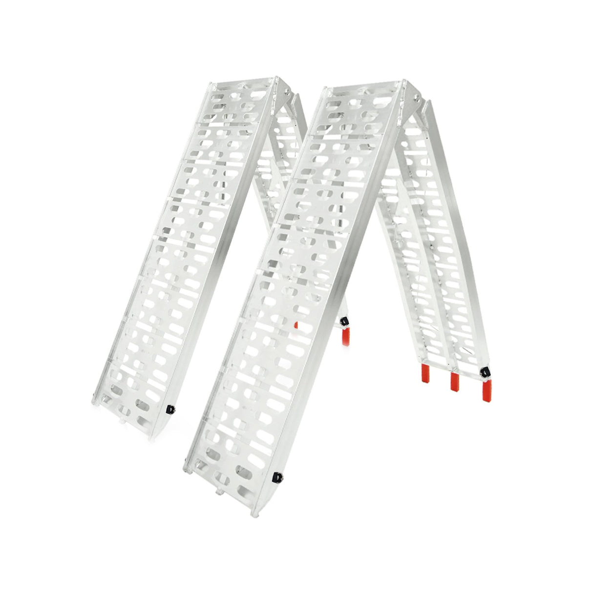 Kartrite Rigg 2 x Aluminium ATV Loading Ramp Foldable - Silver