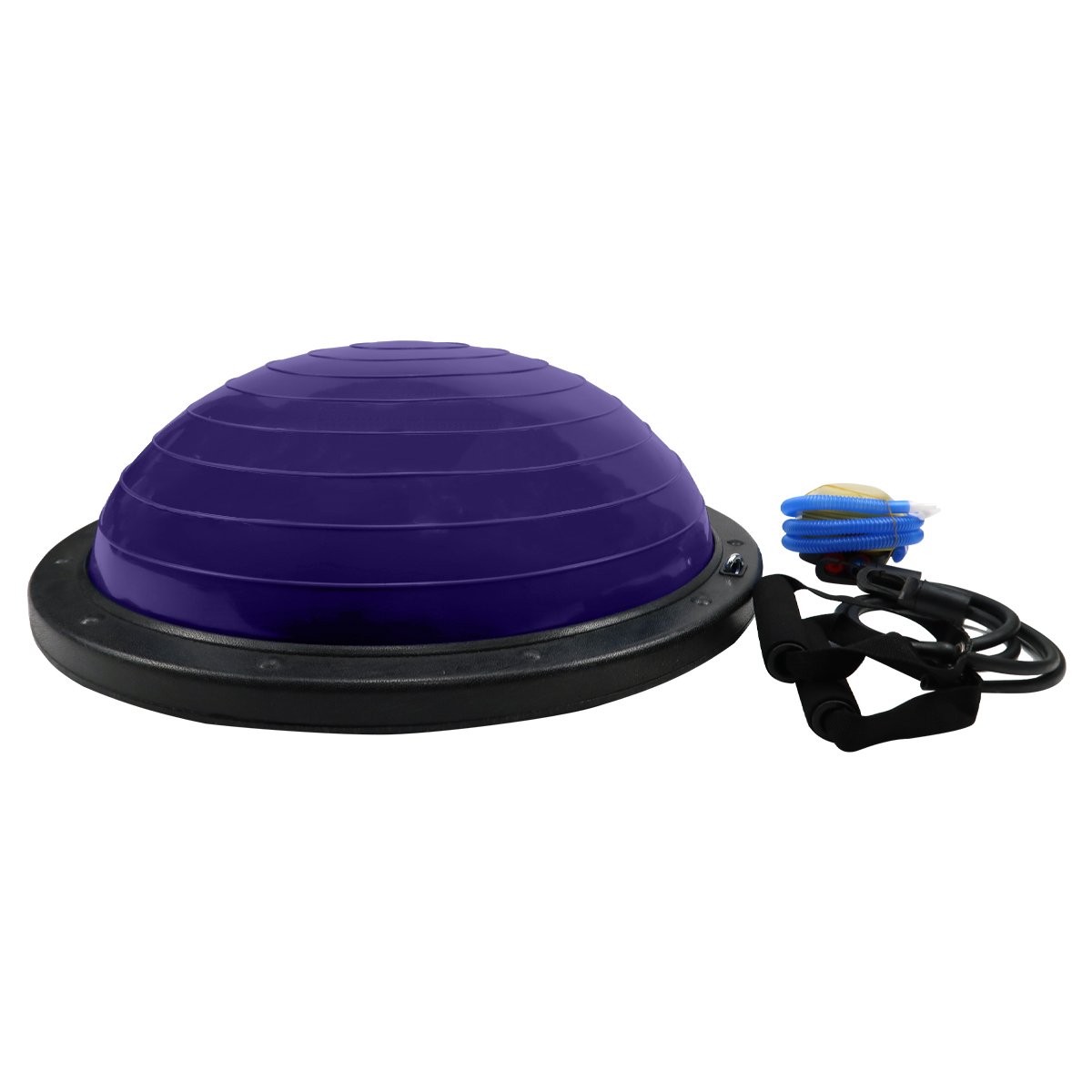Powertrain Fitness Yoga Ball Home Gym Workout Balance Trainer - Purple