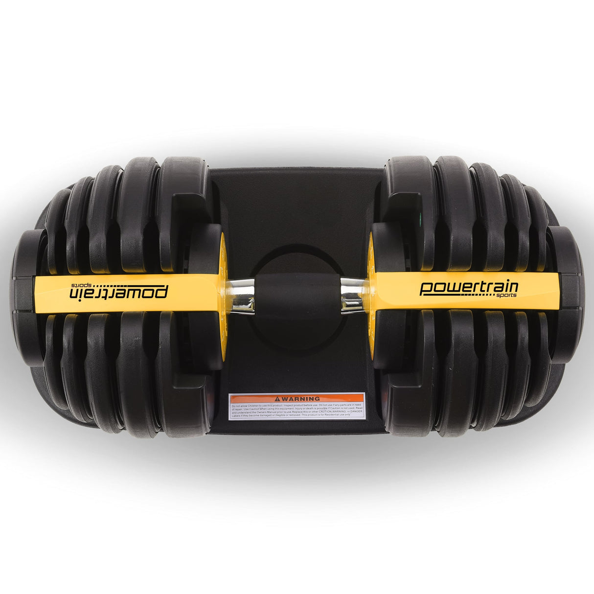 Powertrain 24KG Adjustable Home Gym Dumbbell - Gold