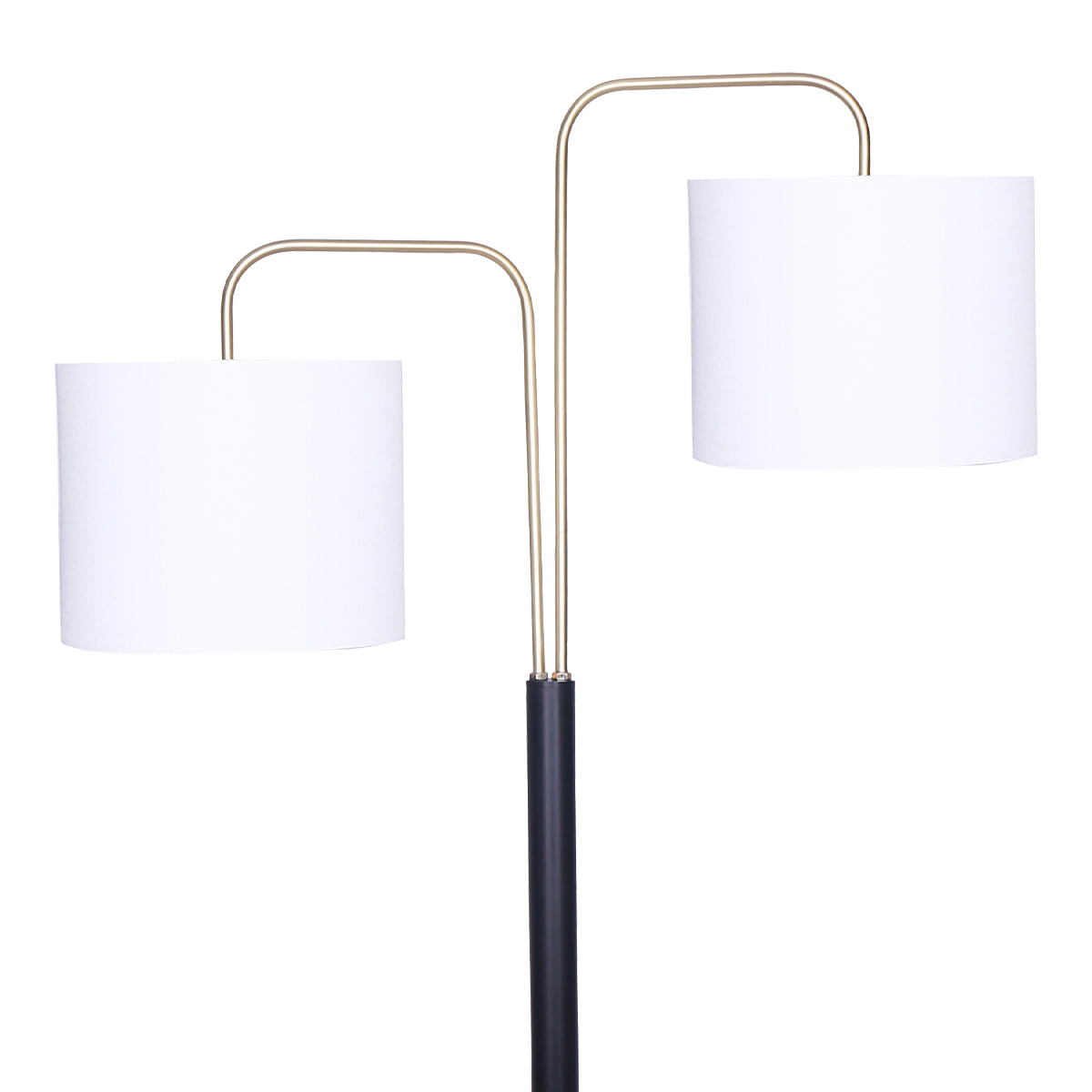 Sarantino Black/Brass Finish Reading Light Electric Table Lamp
