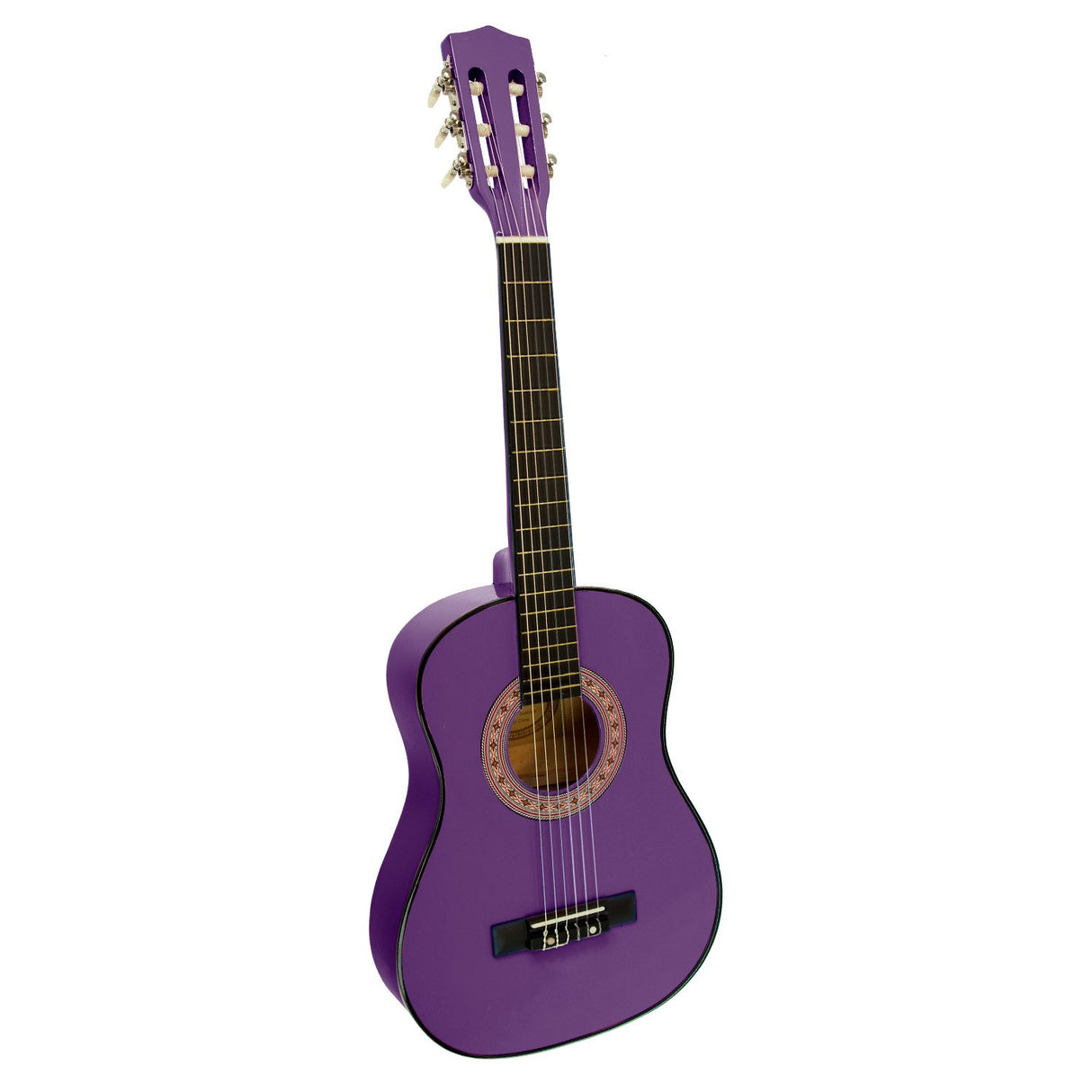 Karrera 34-Inch Purple Acoustic Guitar for Kids - Real Wooden Instrument