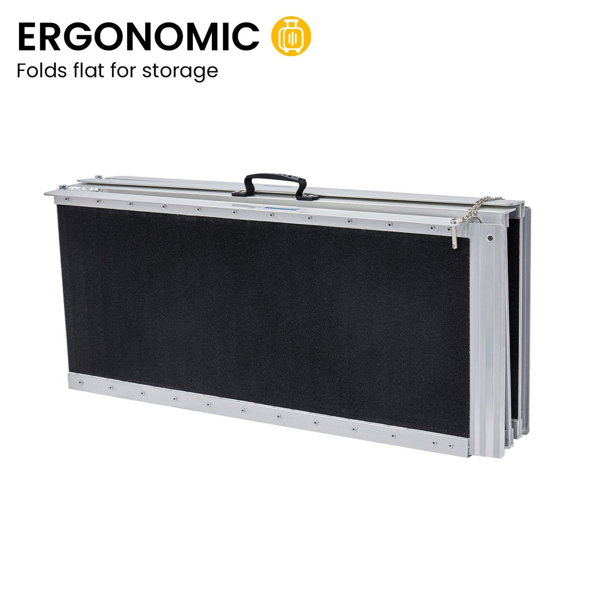 Kartrite Folding Aluminium Wheelchair Ramp 4FT Portable Mobility Access Ramp