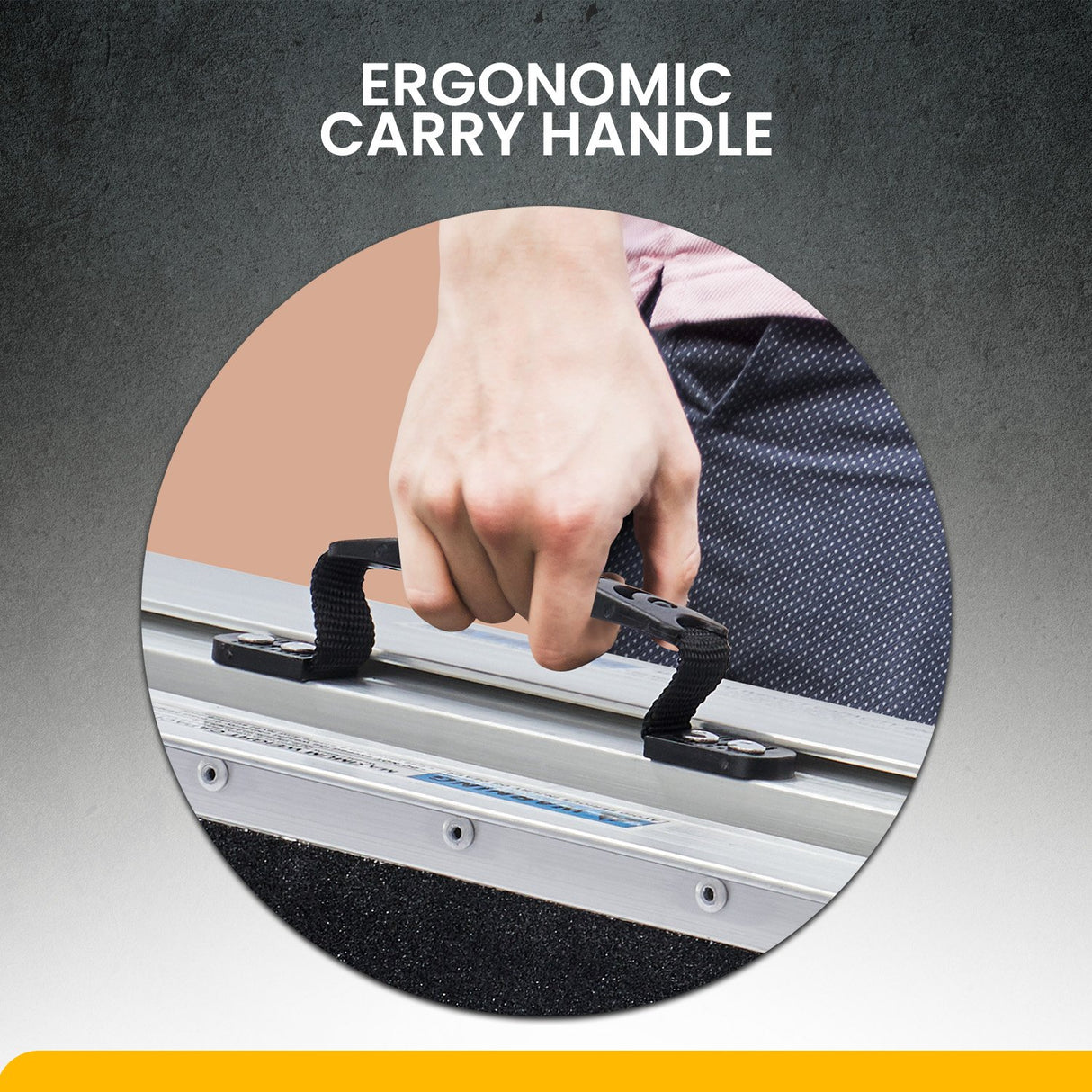 Kartrite Folding Aluminium Wheelchair Ramp 4FT Portable Mobility Access Ramp