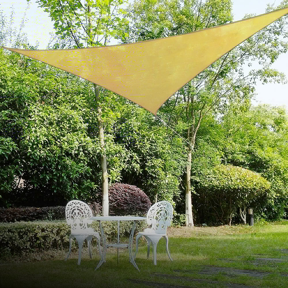 Wallaroo Triangular Shade Sail 8m x 8m x 8m - Sand