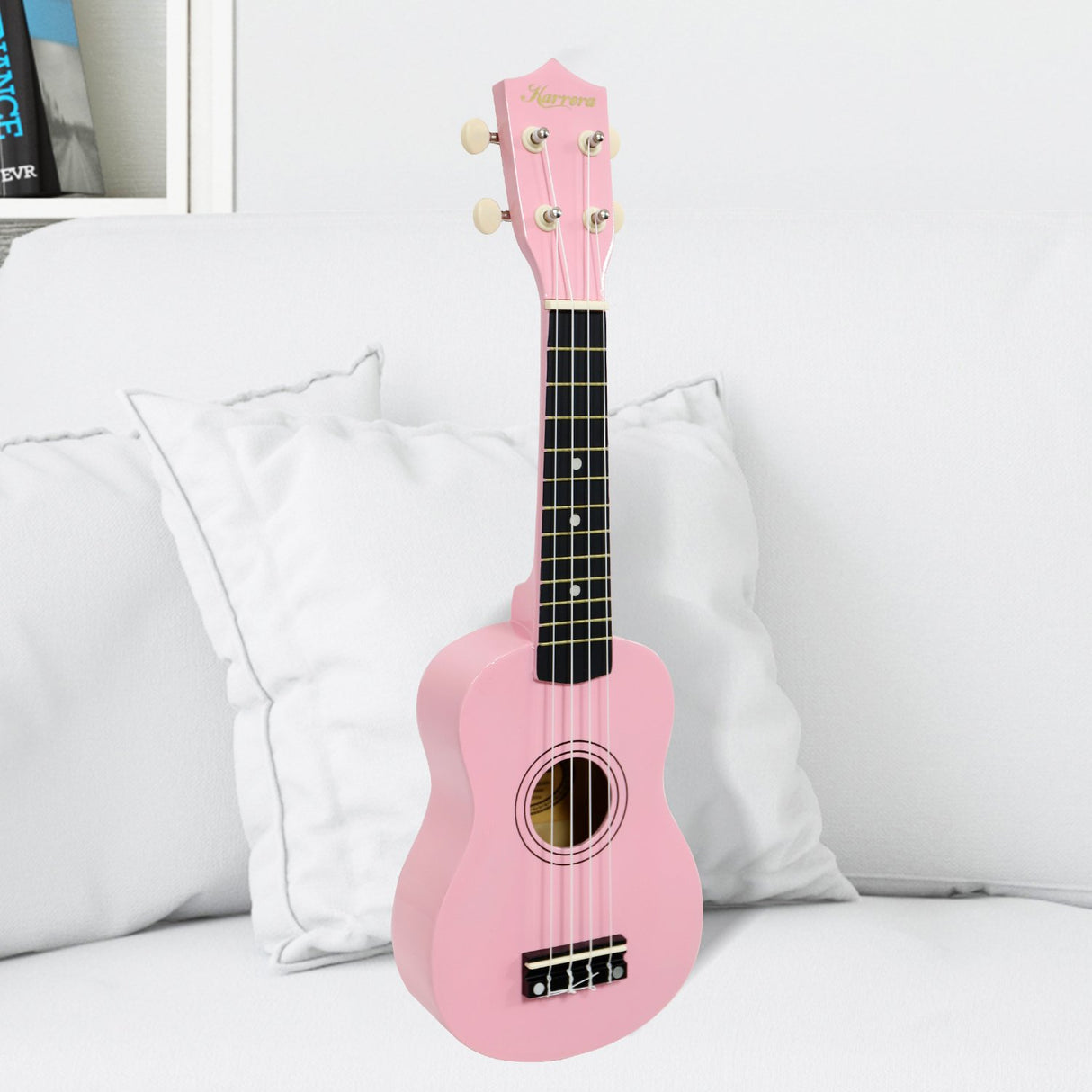Karrera 21-Inch Pink Ukulele for Beginners