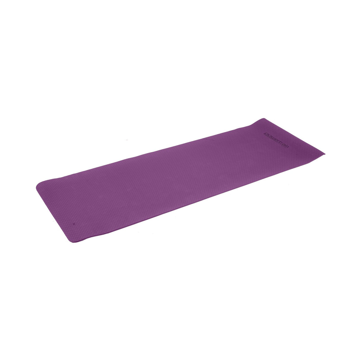 Powertrain Dual Layer 6mm Yoga Mat | Royal Purple | Non-slip Surface And Carry Strap For Ultimate Comfort And Portability