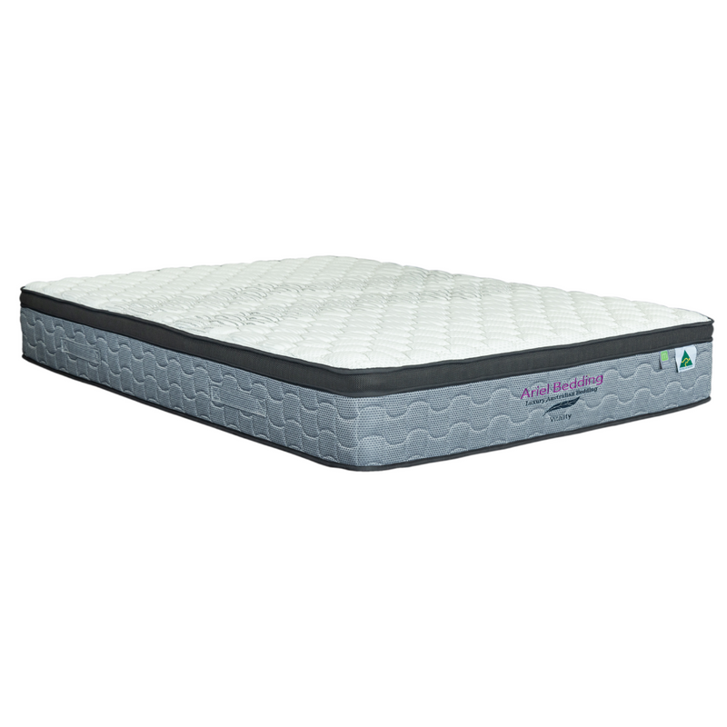 35cm Giselle Mattress King Bed Bamboo Pocket Firm Foam