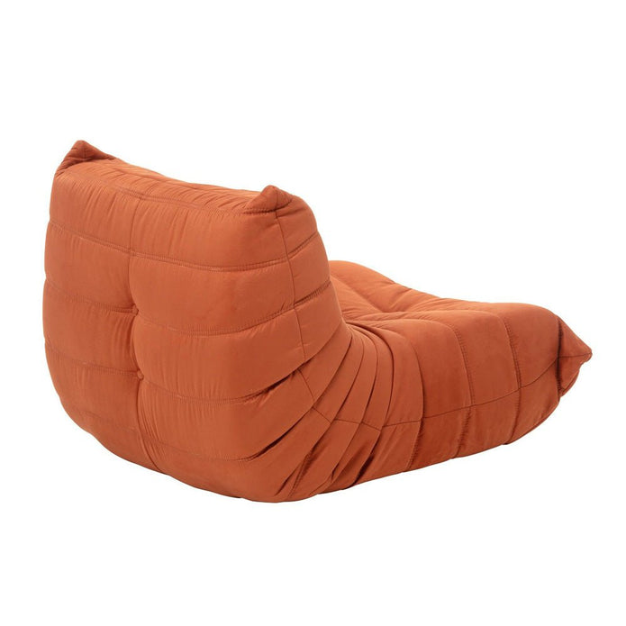 High Back Single Fireside Togo Sofa Chair Cozy Lounge Chair with Ottoman High Density Sponge Multiple Colors Comfortable and Durable (Green)