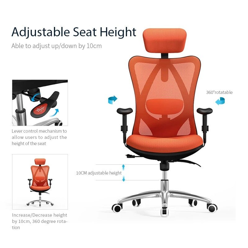 Sihoo M18 Ergonomic Office Chair Computer Chair Desk Chair High Back Chair Breathable3D Armrest and Lumbar Support
