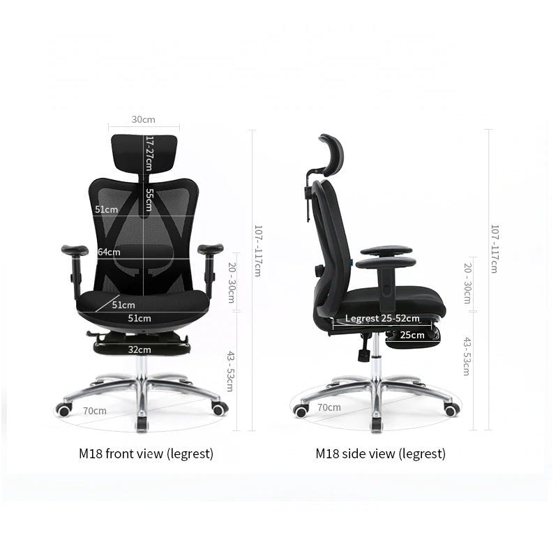 Sihoo M18 Ergonomic Office Chair Computer Chair Desk Chair High Back Chair Breathable3D Armrest and Lumbar Support