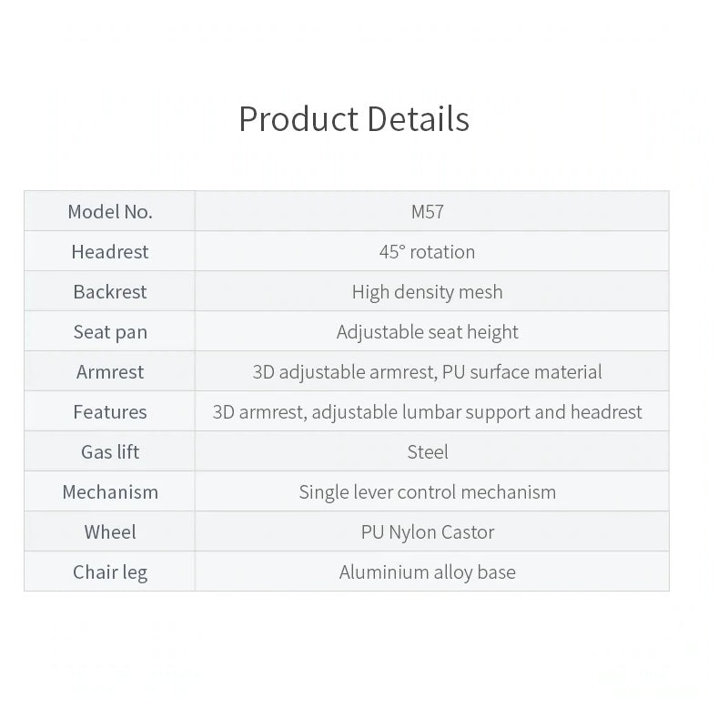 Sihoo M57 Ergonomic Office Chair Computer Chair Desk Chair High Back Chair Breathable3D Armrest and Lumbar Support Black with Footrest