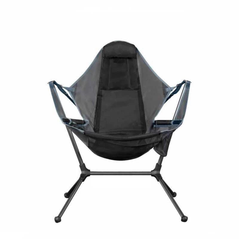 Camping Chair Foldable Swing Luxury Recliner Relaxation Swinging Comfort Lean Back Outdoor Folding Chair Outdoor Freestyle Portable Folding Rocking