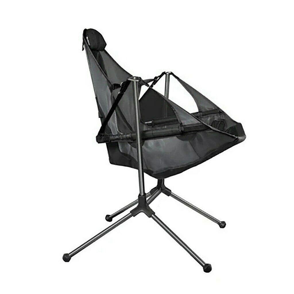 Camping Chair Foldable Swing Luxury Recliner Relaxation Swinging Comfort Lean Back Outdoor Folding Chair Outdoor Freestyle Portable Folding Rocking