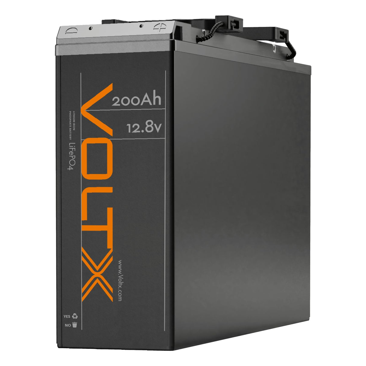 VoltX 12V Lithium Battery 200Ah Slim Plus