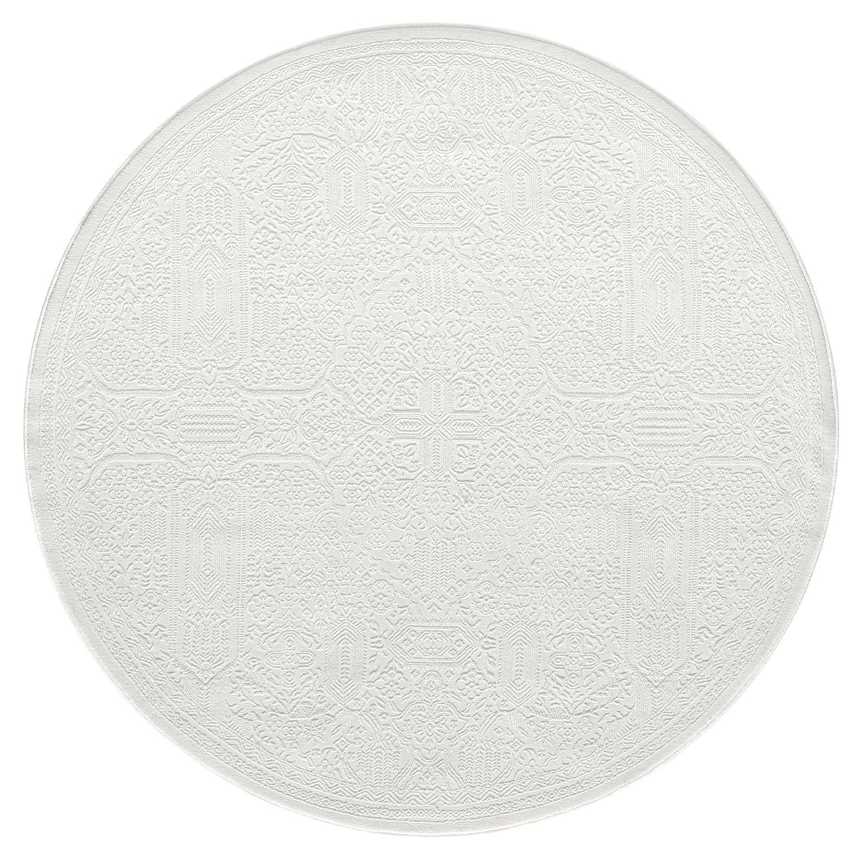 Grande Jacquard Rug - Ivory - 300x400
