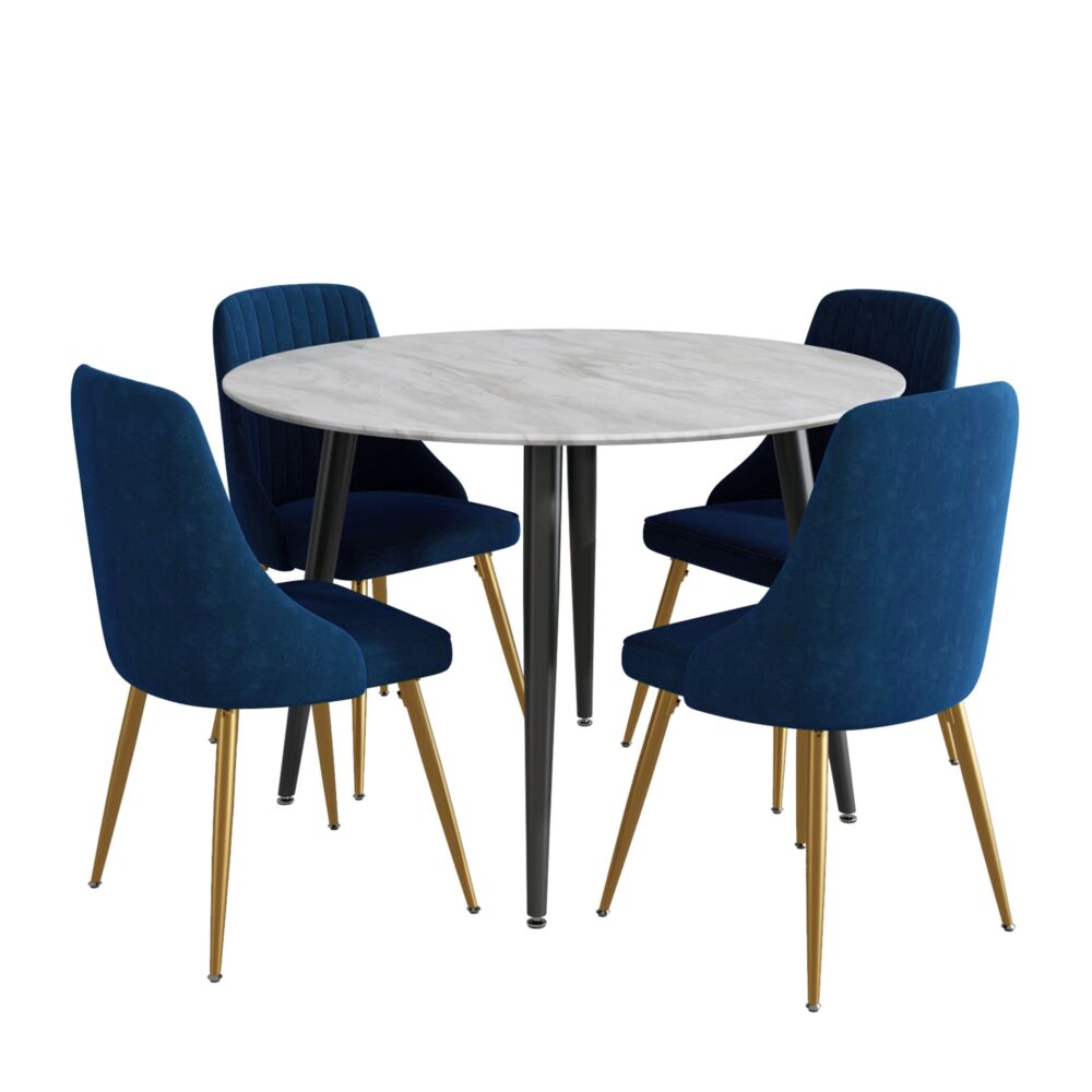 Ocean??? Velvet Dining Set