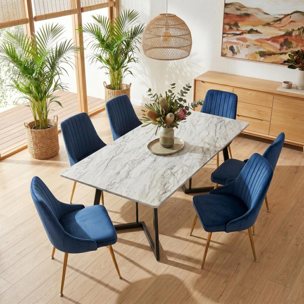 Marble Bliss Dining Set