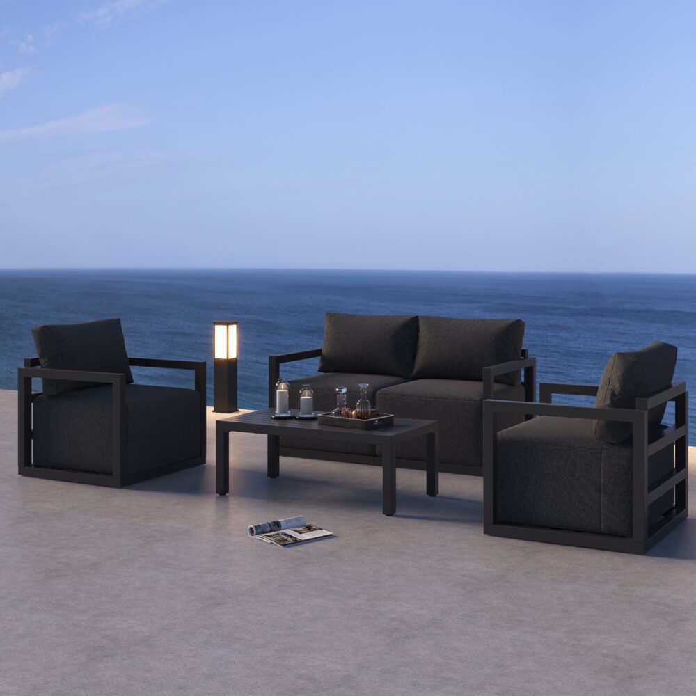 Alfresco Serenity Outdoor Lounge Set ??White