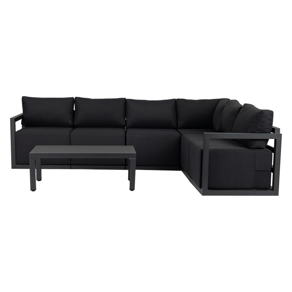 Alfresco Contemporary All-Weather Lounge Set ??White