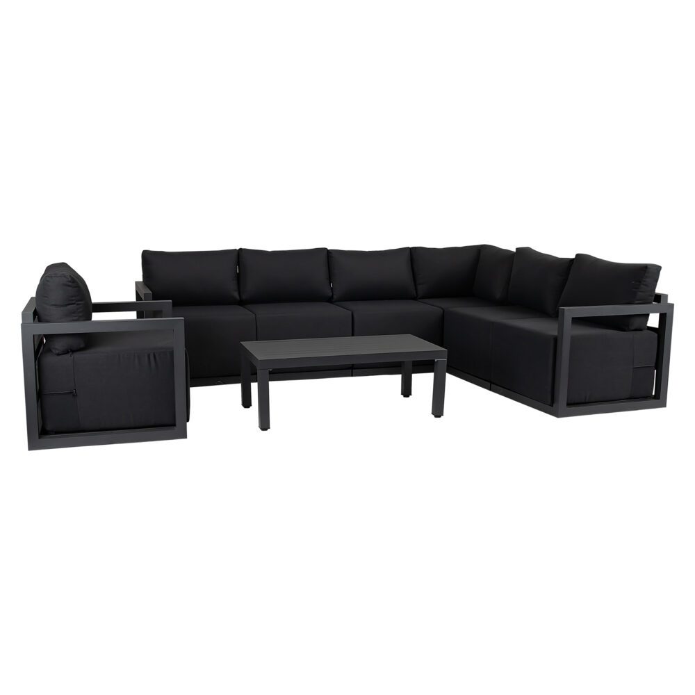 Alfresco 7-Seat Garden Lounge Set ??White