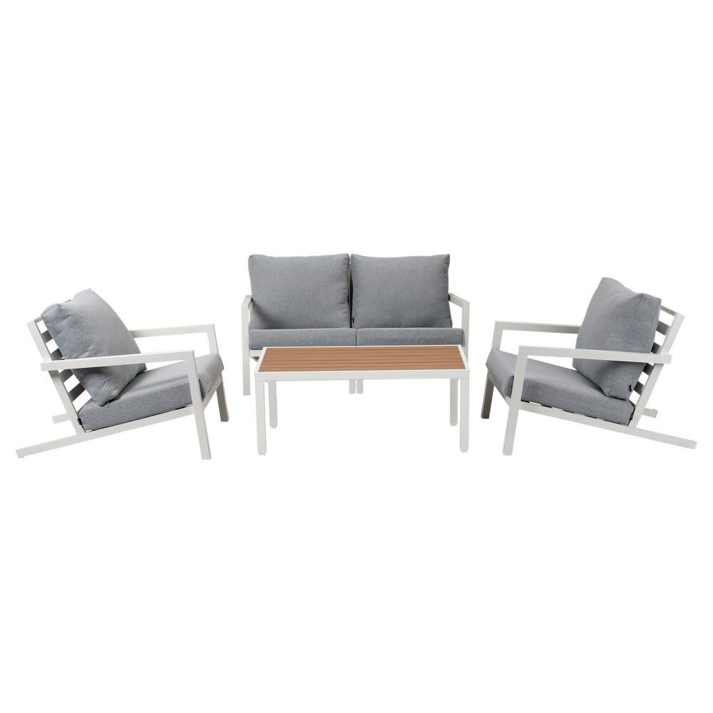 Aidan Garden Furniture Set in White ??5 pieces