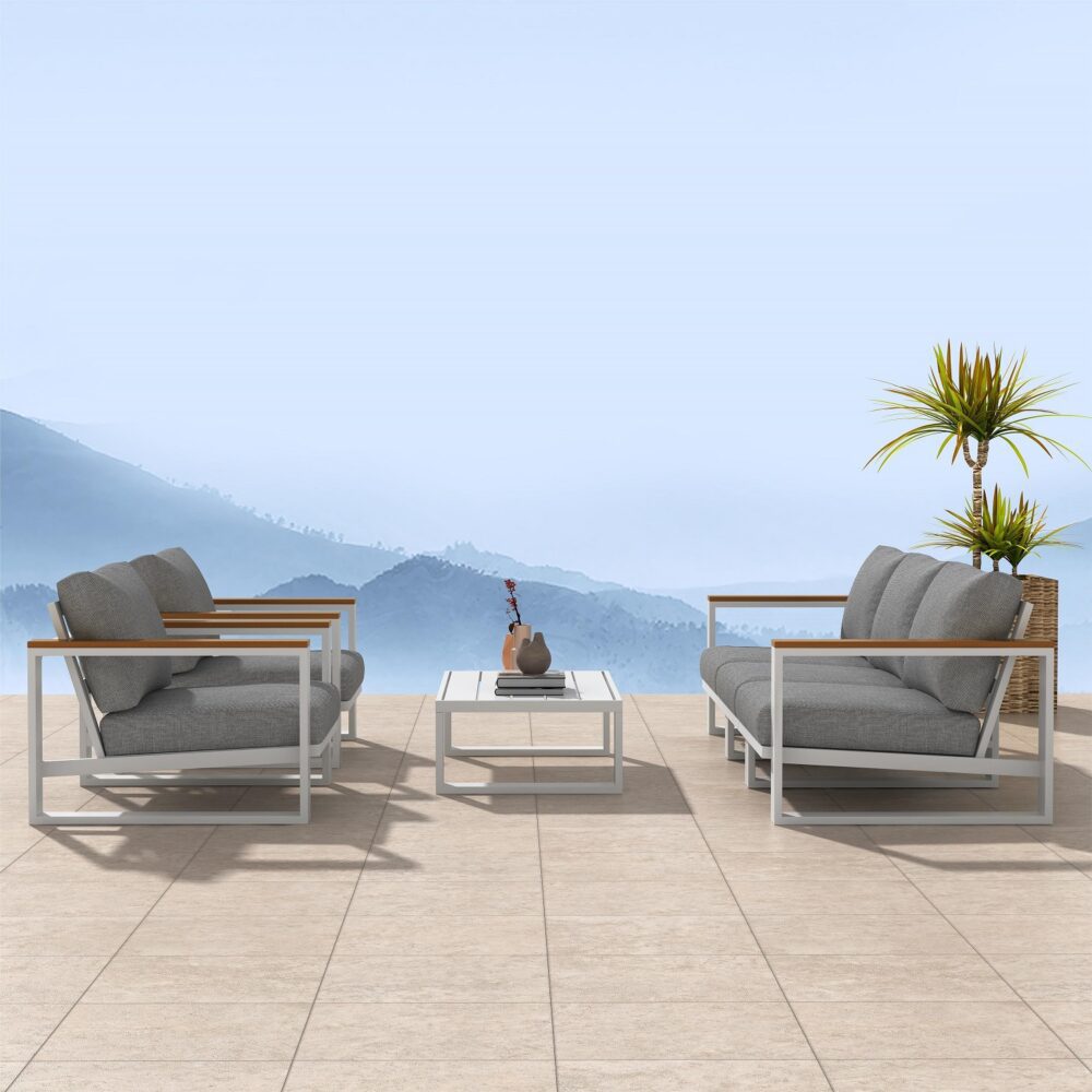 5 Seater Grandeur Lounge Suite ??Charcoal Grey