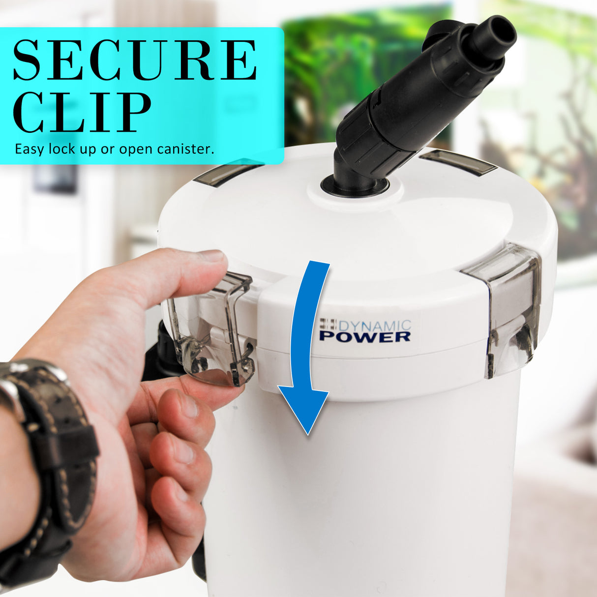 Dynamic Power 400L/H External Aquarium Canister Filter