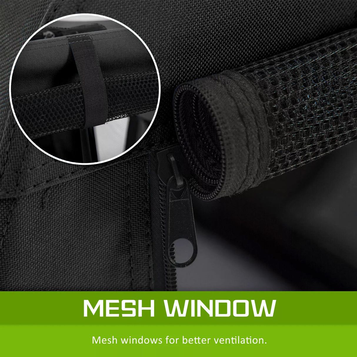 Portable Soft Dog Cage Crate Carrier XXXL BLACK