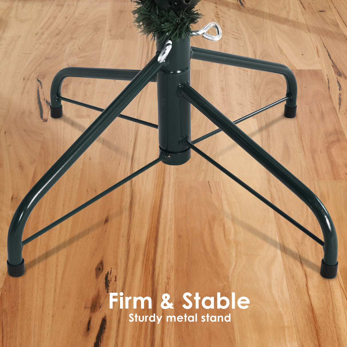 Snowy Christmas Tree Xmas Pine Cones 5Ft 150cm 720 tips Bauble Balls