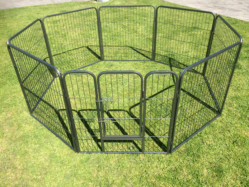 YES4PETS 80 cm Heavy Duty Pet Dog Cat Puppy Rabbit Exercise Playpen Fence